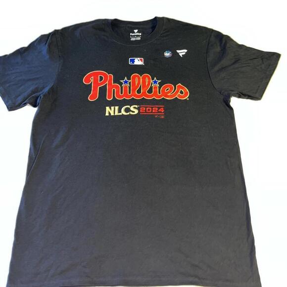 Fanatics Other - New Fanatics Philadelphia Phillies NLCS 2024 MLB Baseball Black T-Shirt Men’s L
